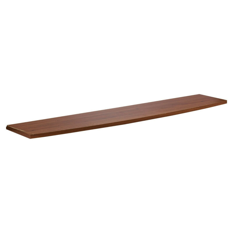 Bufford Floating Shelf, Bowed Walnut