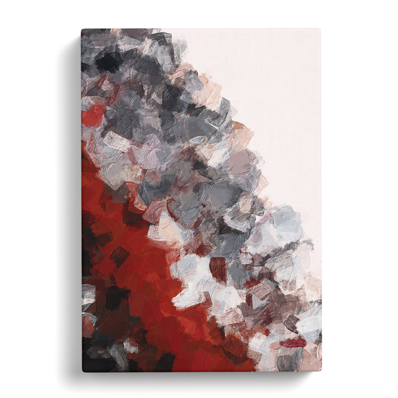 Flowing By Abstract - Wrapped Canvas, 60cm H x 40cm W x 3cm D
