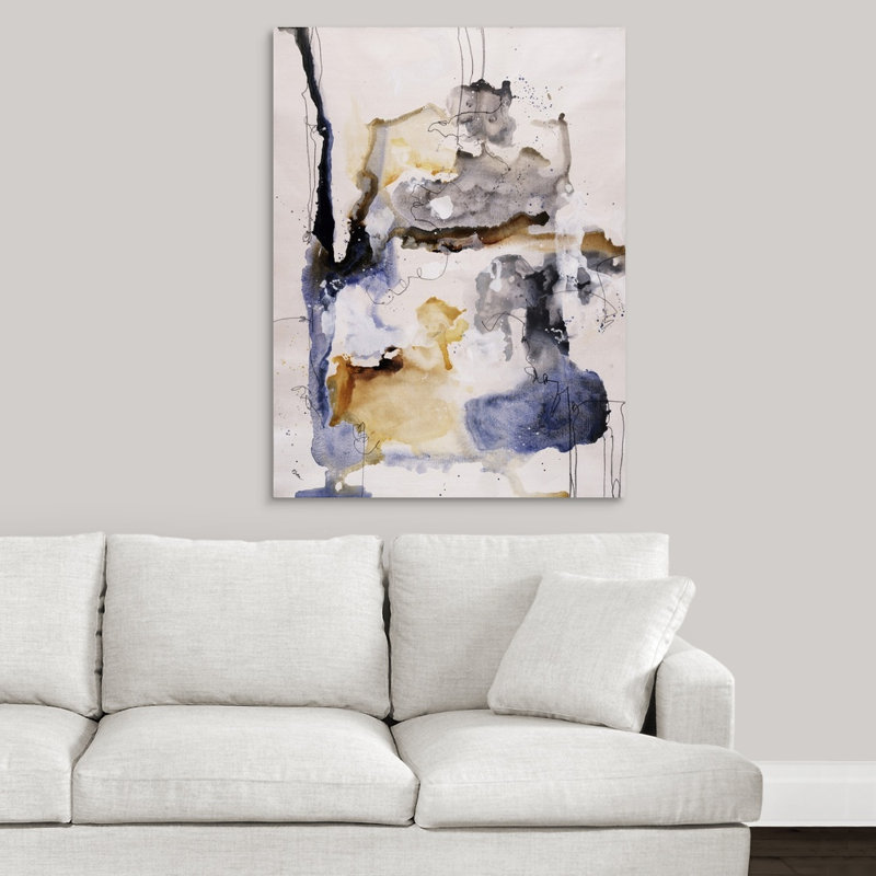 « innerworks iii », peinture sur toile, H 40 po x l 30 po x P 1,25 po, Toile tendue
