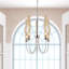 Lustre classique à 5 lumières de style bougie Wellersburg