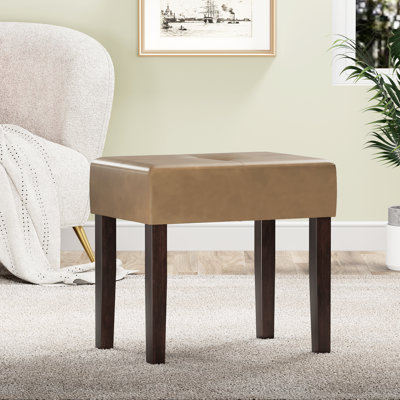 Norena PU Leather Ottoman Stool, Entryway Footstools, Ottoman Chairs for Bedroom,Living Room