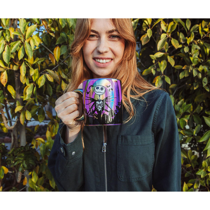Tasse en céramique galvanisée Disney The Nightmare Avant Noël par Jack Skellington