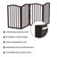 Wood Free Standing Pet Gate-1656577397