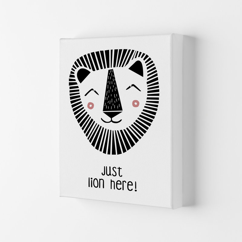 Lion by Miniofmine - Print, Wrapped Canvas, 42cm H x 29.7cm W x 4cm D