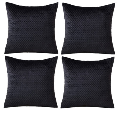 Ensemble de 4 housses de coussin Ultrasonic square print