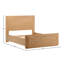 Aeris Rubberwood Platform Bed, Natural, Queen