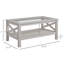 Table basse de style campagnard HOMcom-618823869