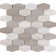 Bellagio Blend Elongated Marble Mosaic Tile