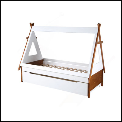 Lit simple avec lit gigogne Loreen
