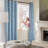 100% Blackout Curtains, Double Layer Window Drapes with Flower Pattern (Set of 2)-311169719-311169718