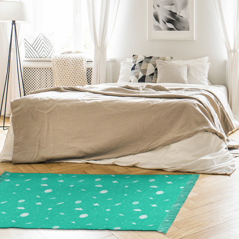 Tapis vert à motif de l'espace Mcguigan, Oui