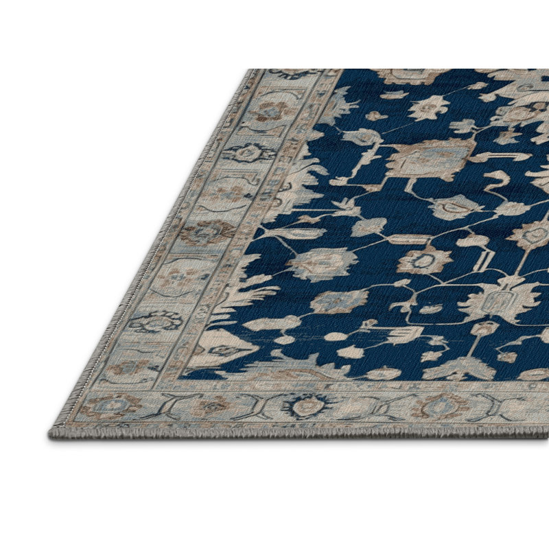 Tapis gris lavable à la machine, Rectangle 4pi x 6 pi