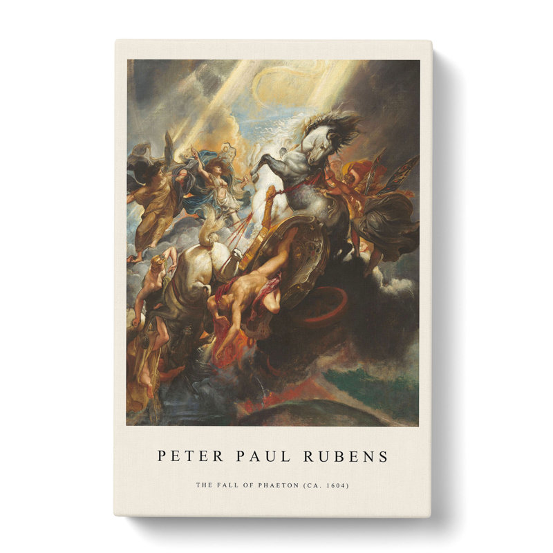 The Fall of Phaeton by Peter Paul Rubens - Wrapped Canvas, 76cm H x 50cm W x 3cm D