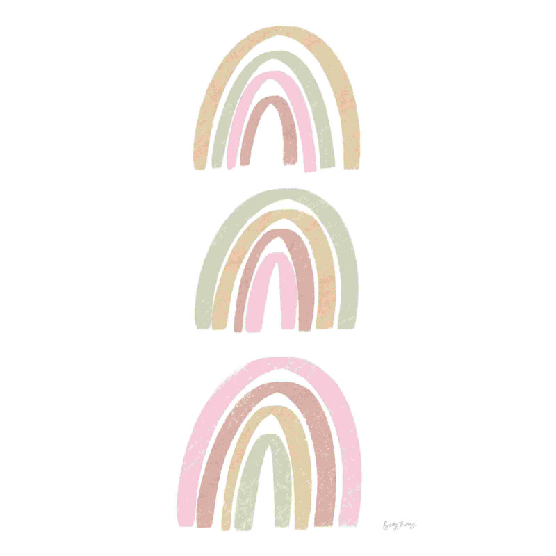 Boho Nursery Rainbows II, H 18 po x l 12 po