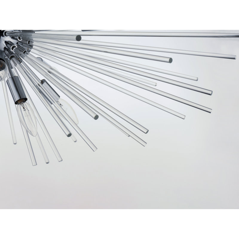 Plafonnier encastré sphérique Spoutnik 8 lumières 25 po Merrick