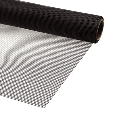 Screen Mesh Roll for Window and Door Fiberglass Standard Duty 48 x 84 in., Charcoal (1 Roll)