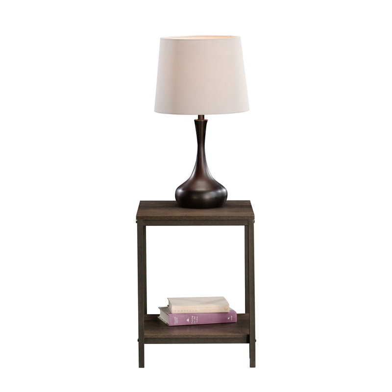 Table d'appoint, finition brune