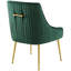 Chaise de salle à manger rembourrée Discern-1151335379