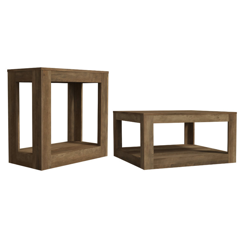 Ensemble de table de salon Allysyn, Dusty Grey Oak