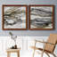 Marbré or I - ensemble de 2 peintures sur toile encadrées-457518297-457518301