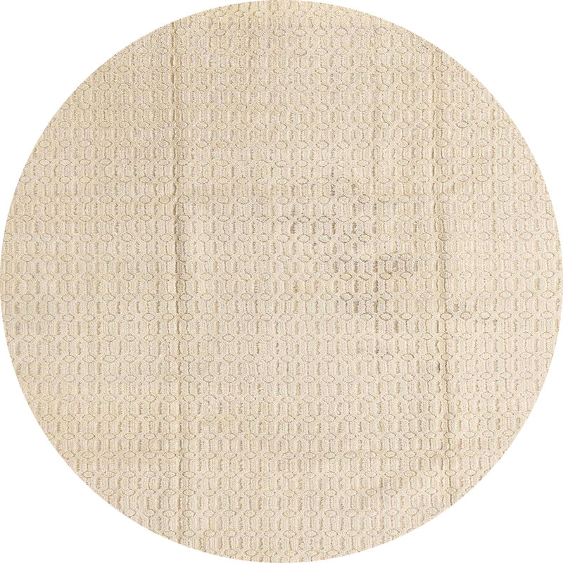 Tapis abstrait moderne 4758, Rond 3 pi