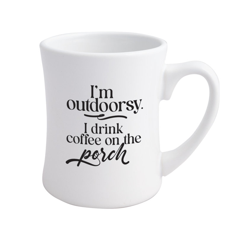 I'm Outdoorsy Designer Coffeehouse Mug, 19oz