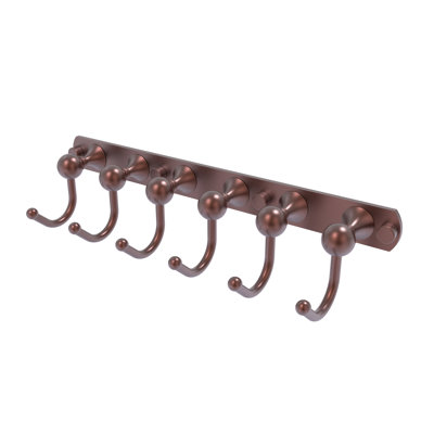Shadwell 6 Position Wall Mounted Hook Rack