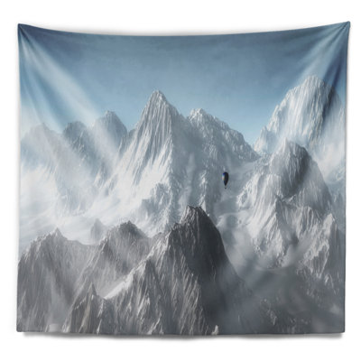 Paysage photographie montgolfière vol tapisserie