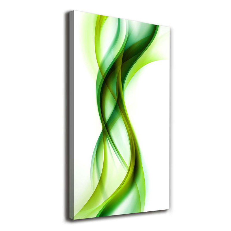 Waves Abstraction - Wrapped Canvas Print
