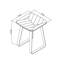Airla Sled End Table-1746695677