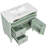 36 Inch Bathroom Vanity With Sink,Green-1700142769