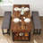 Kitchen Dining Table Set With Upholstered With Storage Drawers & Wine Rack-2122272151