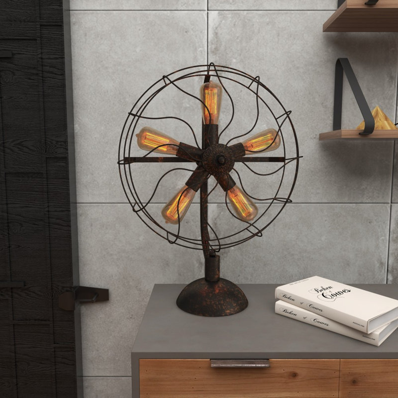 Lampe en métal 5 lumières