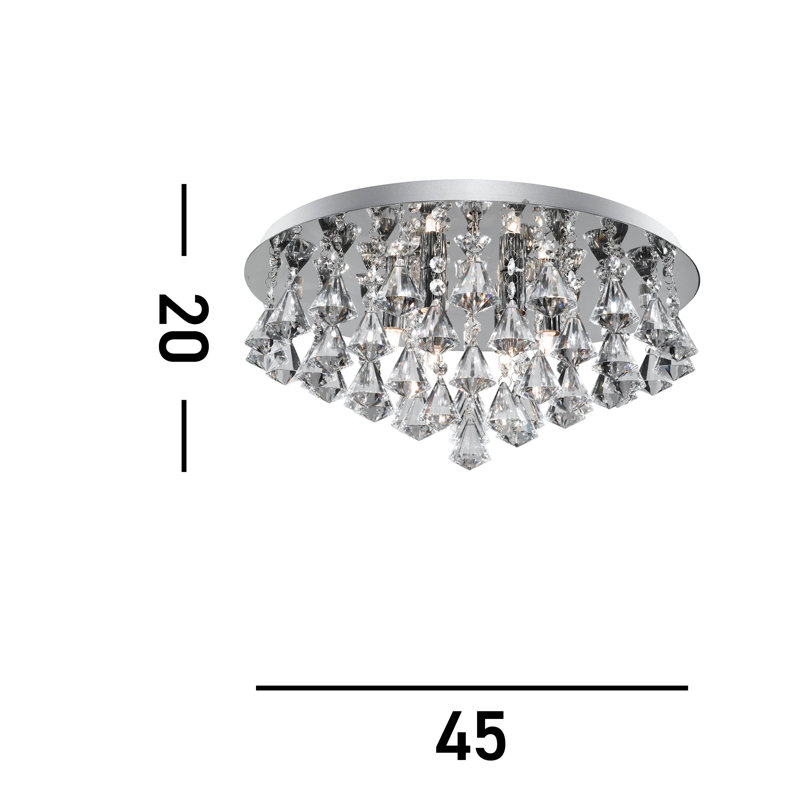Kessler Crystal Flush Mount