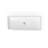 Badeloft 39.4" x 16.7" Stone Resin Undermount Bathroom Sink UB-05-XL-G in Glossy White-71992048