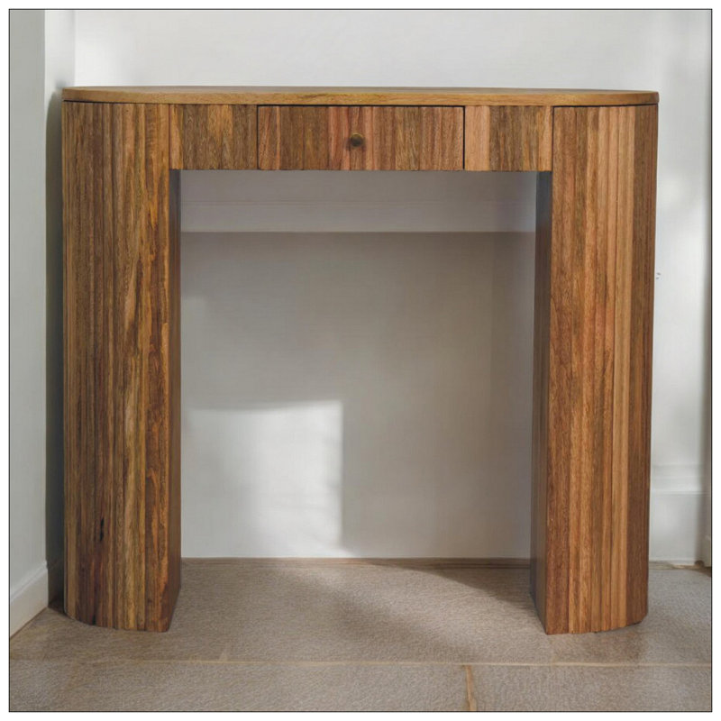 Solid Wood Soba Straight Console Table
