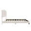Lit en lin beige capitonné Diamond-639407024