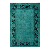 Vondie One-of-a-Kind 6' 1" X 9' 1" Hand Knotted Area Rug