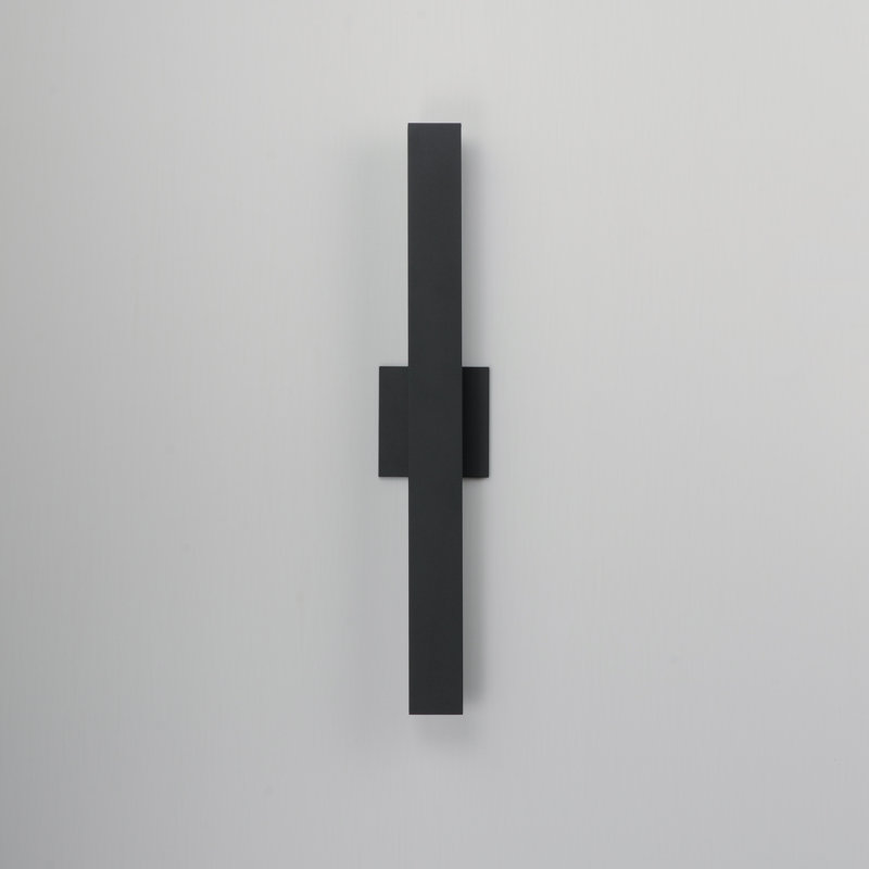 Cliatt-Outdoor Wall Mount, Black, 24" H x 4.5" W x 3" D