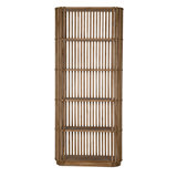 Opal Solid Wood Etagere Bookcase