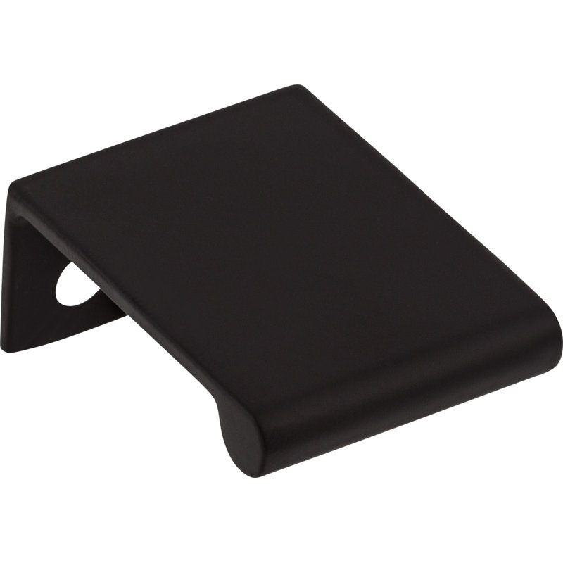 Europa Finger pull, Flat Black, 5/8" Center to Center