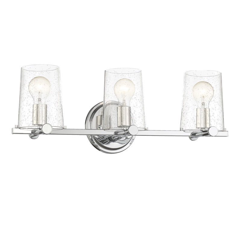 Éclairage pour meuble-lavabo 3 lumières à intensité réglable Laughlin, Chrome
