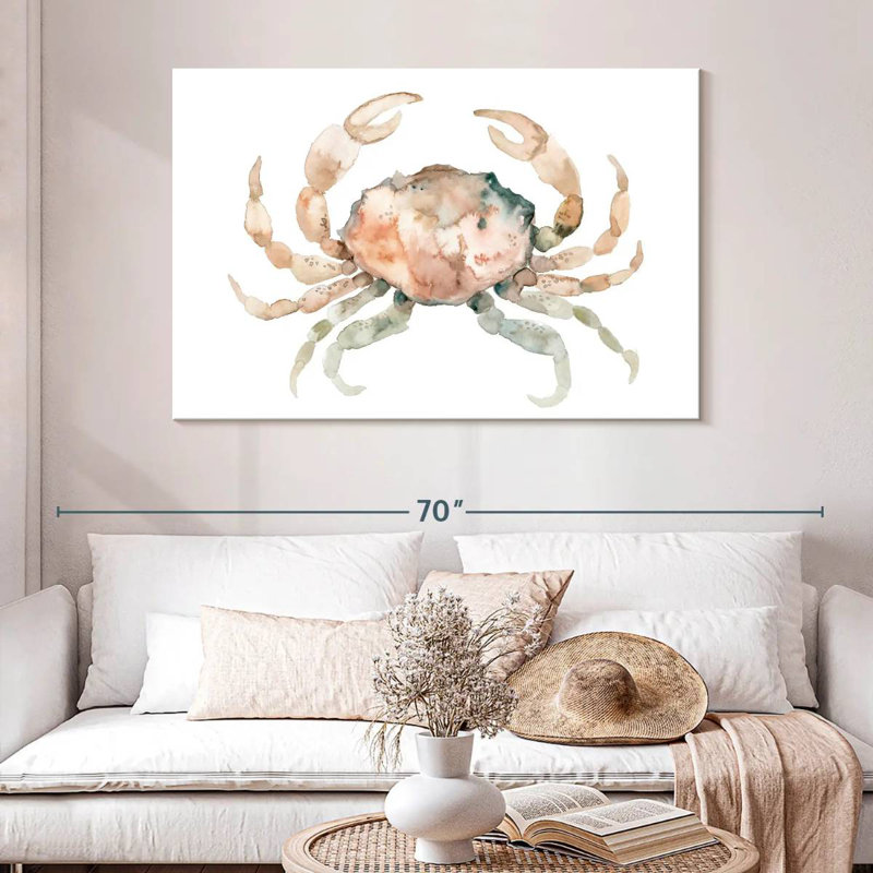 Brampt White Crab, 32" H x 48" W