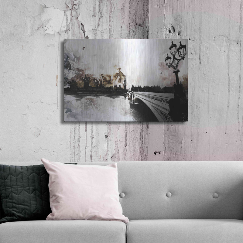 " The Thames " by Jonathan Lam, 24" H x 36" W