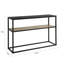 Georgino 110cm Glass Top Console Table