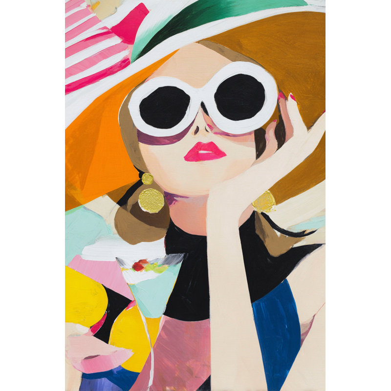 «Resort Cocktail Daydream», art mural sur toile, H 36 po x l 24 po x P 1,5 po