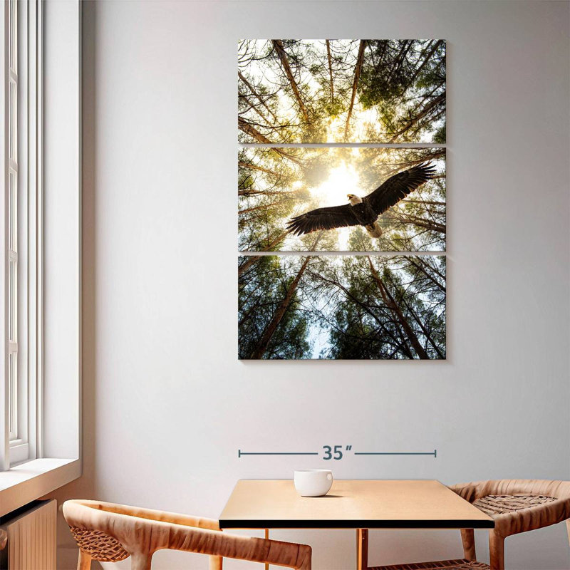 Brampt Master Of Heaven Bald Eagle, 65" H x 42" W