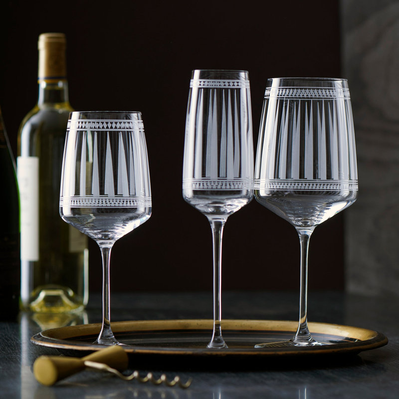 Marrakech Crystal Red Wine Glass