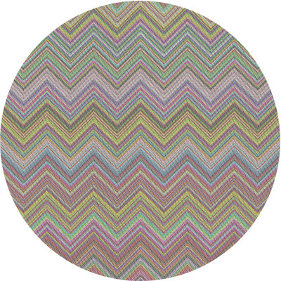 Tapis rose / jaune / vert LaRena