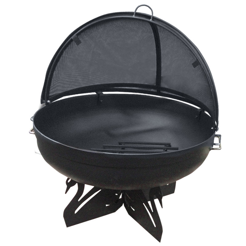 Round Steel Wood Burning Smokeless Fire Pit